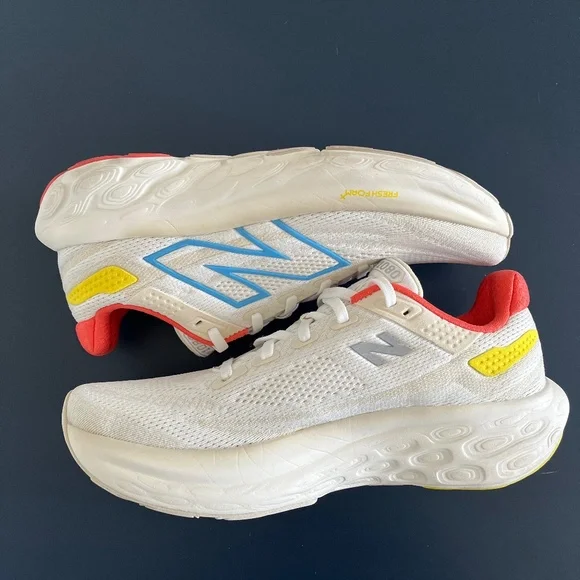 New Balance Fresh Foam 1080v13 Sea Salt/Coastal Blue Shoes | Size 8.5 Women's - Picture 1 of 5